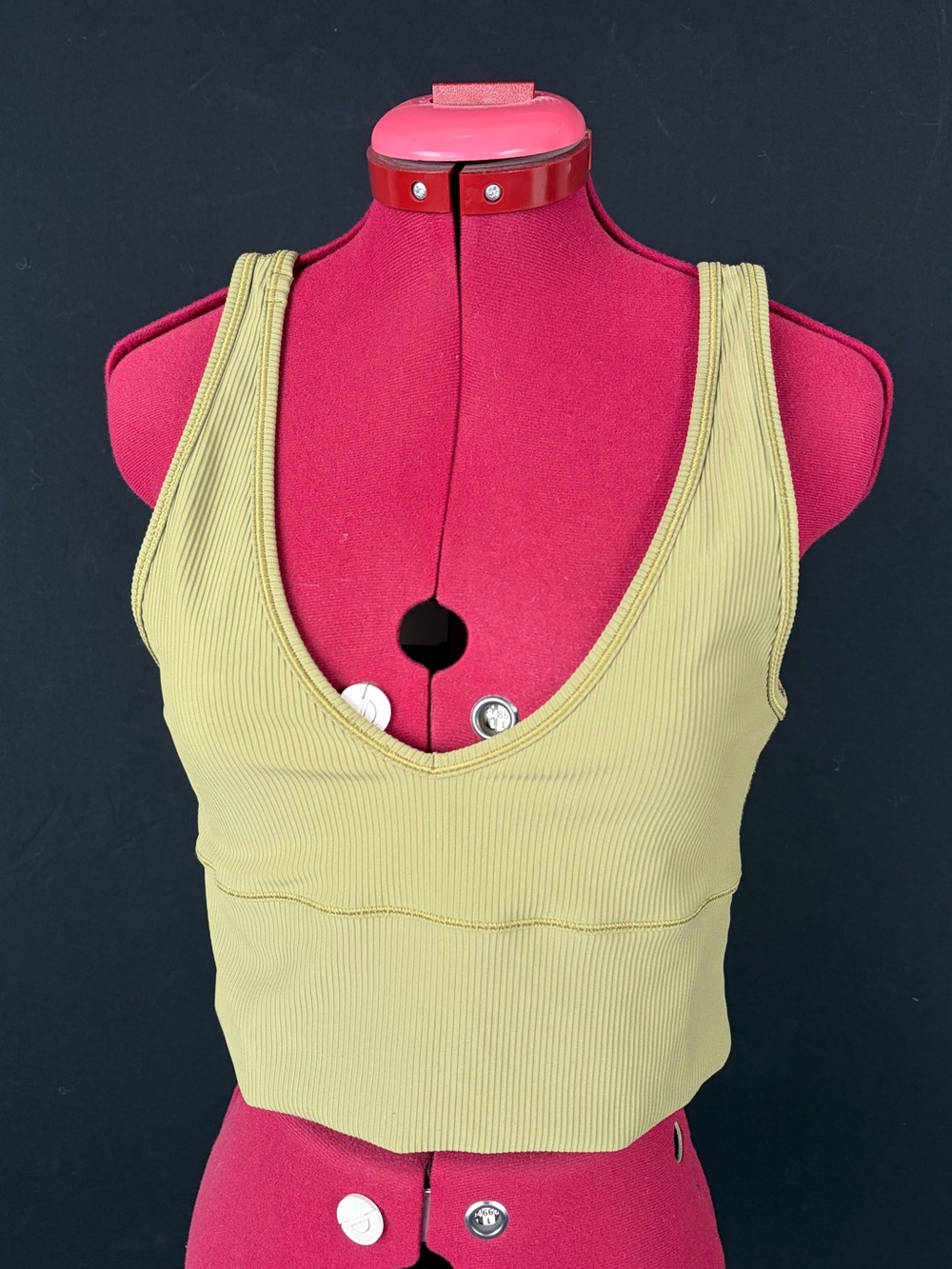 LuLuLemon Olive Green Tank Top